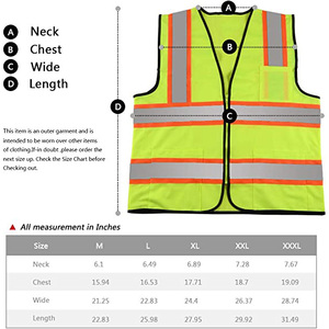 HBC Custom OSHA Type R Class 3 High Visibility Reflective Breathable Quick Dry Long Sleeve Pullover Hi Vis Safety <b>Overall</b> - Product Image 5