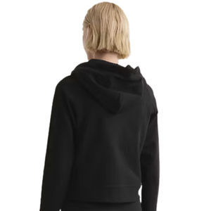 Custom Women's Slim Fit Full <b>Zip</b> Hoodie Lightweight Fleece <b>Hooded</b> Sweatshirt Casual Activewear Jacket OEM ODM Supplier - Product Image 4