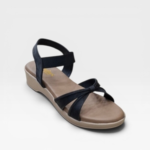 Elegant Womens Black Flat Sandals Comfortable <b>Bow</b> Strap Casual Slip On Fashion Footwear for Daily Walking Party Outdoor Wear - Product Image 6