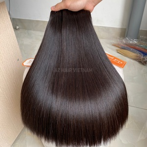 Extensions de cheveux humains de luxe, lisses comme des baguettes, couleur naturelle, soyeuses, cuticules intactes, longue durée - Product Image 5