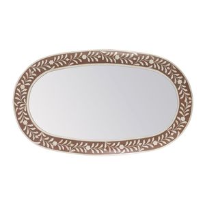 Premium Decorative Bone Inlay <b>Mirror</b> <b>Frame</b> With Detailed Artisan Finish For Modern Interior Decoration - Product Image 1