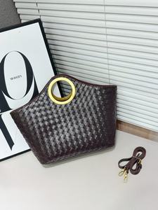 Bolso de Mano de PU Tejido para Mujer, Gran Capacidad, Correa Extraíble, Cierre Magnético, para Viajes Diarios - Product Image 2