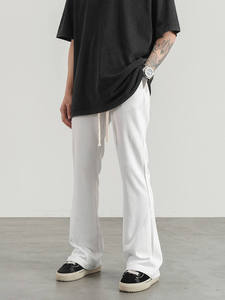 Pantalon de survêtement homme surdimensionné et ample, coupe large, personnalisé, délavé à l'acide, 380 g/m², uni - Product Image 6