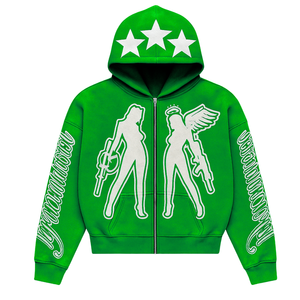 Sweat à capuche zippé tendance pour femme OEM – Livraison rapide, approvisionnement pour la vente au détail - Product Image 1