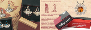 Recyclable Jewellery <b>Box</b> Made of Recycled Kraft Paper & Handmade Cotton Paper with Magnetic Closure - Product Image 3
