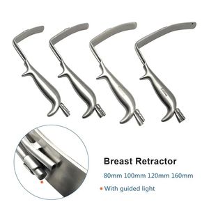 8cm 10cm 12cm 16cm Fiber Breast Light Guide <b>Hook</b> Cold Light Source Set Guiding Retractor for Breast <b>Plastic</b> By Dentavex - Product Image 1