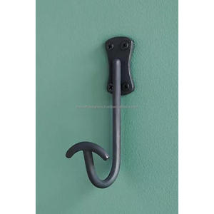 ตะขอแขวนเสื้อทองเหลืองเคลือบสีดำ ป้องกันสนิม ตะขอแขวนผนังอเนกประสงค์ สไตล์อุปกรณ์ตกแต่งบ้าน - Product Image 6