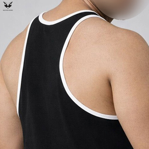 Camisetas sin Mangas de Cuello Redondo para Adultos, Tela Suave y Cómoda, Color Blanco y Negro, Alta Calidad, Buen Proveedor - Product Image 6