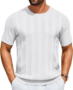 Camiseta Personalizada para Hombre, Algodón y Elastano, 180g, Moda, Fitness, Ropa Deportiva Informal, Logotipo Privado, Diseño Liso, Cómoda y Duradera - Product Image 4