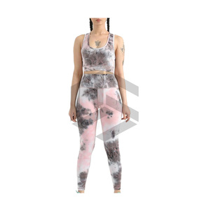 Conjunto de Yoga de Alta Elasticidad, Nuevo Estilo, Algodón, Precio Económico, Secado Rápido, Ropa Deportiva para Mujer, Conjunto de Yoga de 2 Piezas, Hecho en Pakistán, para Chicas - Product Image 1