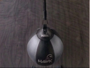 KLTW INT'L Ballon de vitesse de boxe à double extrémité, sac de frappe lourd en cuir PU, mitaine suspendue élastique pour entraînement de réflexe, installation facile - Product Image 3