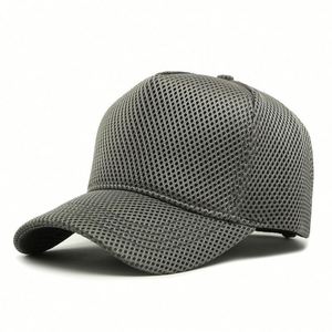 Gorra de béisbol de malla transpirable para hombre y mujer, protección solar para exteriores, talla grande - Product Image 4