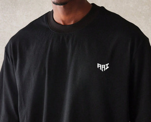 Camiseta Oversize Negra Personalizada para Hombre, Estilo Boxy, OEM, de Alta Calidad, Casual, Streetwear, Lisa, Marca Privada, Venta al Por Mayor - Product Image 3