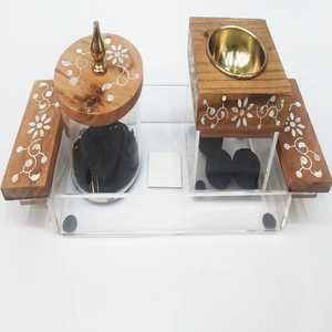 Quemador de Incienso Bakhoor de Diseño Estándar, Quemador de Incienso de Madera de Nuevo Diseño, Quemador de Incienso Bakhoor Personalizado de Moda, para Uso Regular - Product Image 6