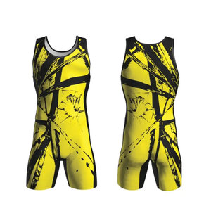 Men's Wrestling Singlets Sleeveless <b>Athletic</b> <b>Supporters</b> Wrestling Uniform Stretchy one-piece singlet Sports Bodysuit Jumpsuits - Product Image 5