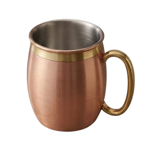 <b>Large</b> Selling Copper <b>Mug</b> Drinkware Cocktail Serving <b>Mug</b> Medium Size Metal Handle for Home Metal Julep Cup for Crushed Ice - Product Image 2