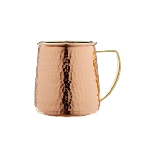 Taza de cobre con asa, acabado martillado, estilo vintage, apilable, para uso doméstico, taza de cobre con asa para fiestas, estilo vintage - Product Image 3