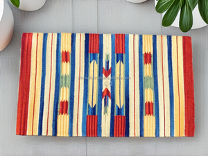 Tapis Kilim turc tissé à la main avec motifs géométriques traditionnels Tapis Kilim Décoration intérieure du fournisseur indien - Product Image 3