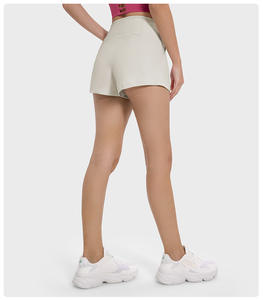 Pantalones Cortos de Yoga para Mujer, Diseño Nuevo, Acanalados, Levanta Glúteos, Cintura Alta, para Gimnasio y Entrenamiento Deportivo - Product Image 5