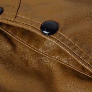 Top Quality Custom Men's <b>Leather</b> Jackets Hot Selling <b>Leather</b> Jacket 2025 Factory OEM High Quality Men's <b>Leather</b> Bomber Jacket - Product Image 4