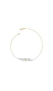 Elegante Brazalete de Diamantes CVD Chapado en Oro de 18 Quilates para Mujer, Claridad EF VS VVS, 0.34ct, Ligero, Cadena Ajustable, Diseño Fino - Product Image 4