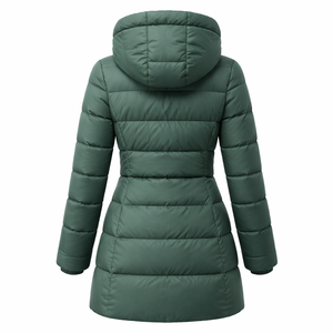 Abrigo Acolchado Personalizado Directo de Fábrica para Damas al por Mayor - Fabricante de Diseño OEM al por Mayor - Product Image 2