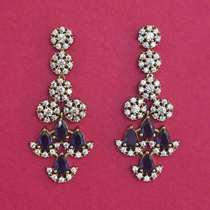 Exportador de Joyería Artesanal de la India, Kanhai Jewels, Amuleto de Latón con Circonita, Baño Mehndi, Diseño Clásico para Aniversario de Mujer 444131 - Product Image 1