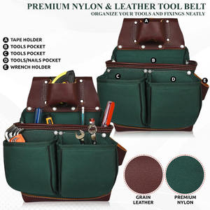Cinturón/Bolsa/Estuche de Herramientas de Cuero 100% Genuino al por Mayor, las Mejores Ofertas Personalizadas para Carpinteros y Uso en Construcción a Precios de Mayoreo - Product Image 5