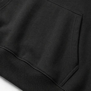 Sweat à capuche streetwear brodé épais pour homme, coupe oversize à épaules tombantes, en molleton avec poche - Product Image 4