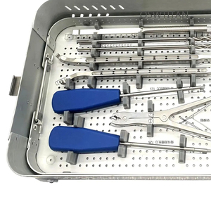Kit de Instrumentos Quirúrgicos Ortopédicos de Alta Calidad, Juego de Instrumentos para Placas Espinales y Extremidades Inferiores, Acero Inoxidable Reutilizable, Manual, CE - Product Image 2
