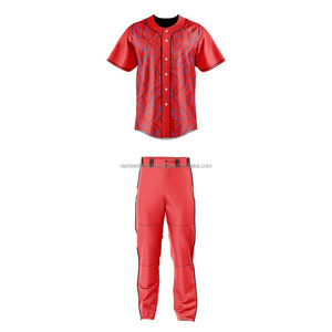 Personalizado Sublimado Nombre del equipo Logo Ropa de béisbol Uniforme Mujeres Hombres Camisetas de béisbol Diseño - Product Image 5