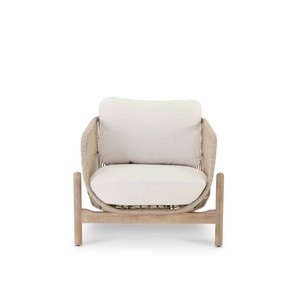 Ensemble de salle à manger de jardin en chêne durable pour 5 personnes, design européen, meubles d'extérieur pour villa, école, entrepôt, terrasse - Product Image 6