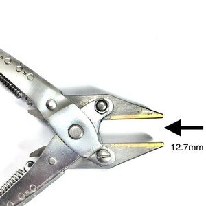 Parallel Flat <b>Nose</b> Pliers with Brass Jaws 140mm Jewelry Making Wire Forming Tool ZetomedPro - Product Image 2