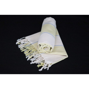 Toalla Turca Fouta de Algodón con Diseño de Rayas, Tamaño Grande, con Tamaño y Logotipo Personalizados, Libre de Arena, Precio Bajo - Product Image 1