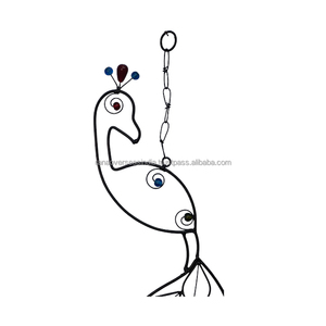 กระดิ่งโลหะแขวนผนังรูปนกยูงกระดิ่งลมสำหรับชานบ้านมีหลายดีไซน์ให้เลือก - Product Image 4