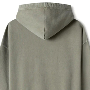 Sweat-shirt à capuche surdimensionné pour homme, couleur unie, coton, molleton français, vêtements décontractés pour l'automne - Product Image 3