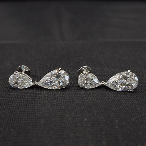 Pendientes de Lujo con Baño de Oro de 14K y Diamantes, Diseños Elegantes para Fiestas y Uso Diario, para Mujeres y Niñas - Product Image 6