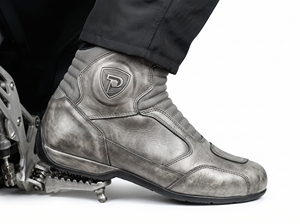 High Top Leather Exercise <b>Bike</b> Gray Durable All Seasons Casual Waterproof Customizable Color & Logo - Product Image 3