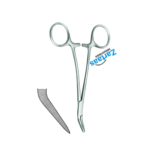 Pinces à éclats en acier inoxydable de haute qualité PEET ANGLED 11,5 CM Instruments chirurgicaux Fabricant et exportateur - Product Image 3