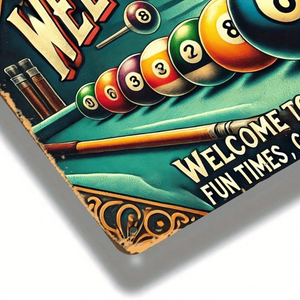 CIFbuy Insegna Vintage Retrò in Alluminio 8x12 Pollici TikTok per Servizio Ritiro Temu, Prodotto per Snooker e Biliardo - Product Image 6
