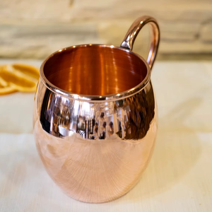 Taza Moderna de Cobre para Moscow Mule con Asa - Vajilla Ecológica para Oficina, Regalo de Boda, Taza de Bar, Creación Antigua AC067-72 - Product Image 3