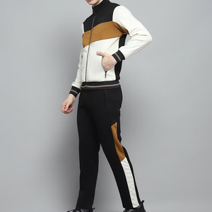 Conjunto deportivo de dos piezas con cremallera para hombre, moderno y funcional, para deporte y uso diario. - Product Image 4