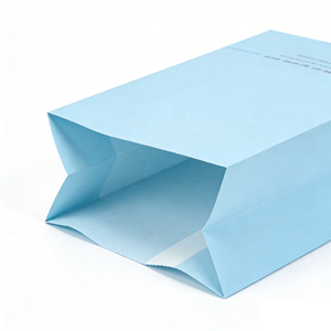 Sac en papier sulfurisé auto-adhésif de qualité alimentaire avec poignée en corde de coton, style classique, impression numérique et flexographique - Product Image 3