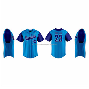 Maillot de baseball personnalisé Nom imprimé OEM Polyester sublimé Maillots de baseball bon marché Maillot baseball personnalisé - Product Image 4
