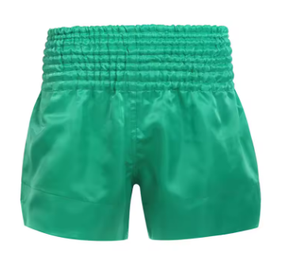 Shorts de boxe noirs pour femmes, coupe régulière, polyester extensible, vêtements d'arts martiaux, taille adulte - Product Image 4