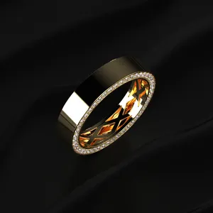 1CT Round Brilliant Cut Lab Grown Diamond Men's Engagement <b>Ring</b> 14K Gold IGI Certified Luxury Maximum Sparkle <b>Indian</b> Supplier - Product Image 4