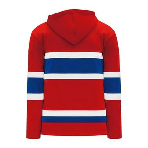 Sublimation Printed Ice Hockey Jersey Hoodie Custom Made Winter Fleece with Laces 100% Polyester Quick Dry Unisex - Product Image 2