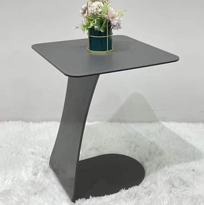 Stainless Steel and Tempered Glass Coffee Table for Living Room <b>Small</b> Home Furniture - Product Image 6