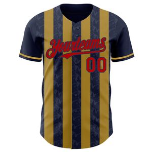 Wholesale Custom Baseball Jersey 100% Polyester Heat-Transfer/Sublimation Embroidery Printing Short Sleeve Full Button - Product Image 4