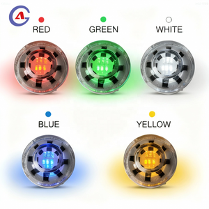 Precio de fábrica, superventas: Luz LED solar para terraza/muelle, IP68, para exteriores, de vidrio templado, tipo ojo de gato, para pavimento. - Product Image 1